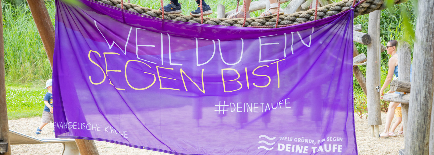 Fahne "Weil du ein Segen bist"
