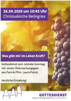 Gottesdienst mit Überraschungsgast