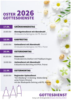 Ostergottesdienste 2026