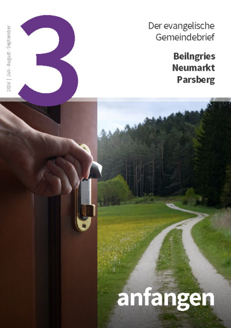 Titelseite des Gemeindebriefs - Ausgabe Juli 2026