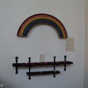 Regenbogen im Innenraum der Christuskirche Beilngries